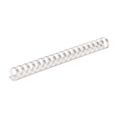 Fellowes Kunststoffbinderücken A4 21-Ring 14mm Weiß 100er Pack - Image 4