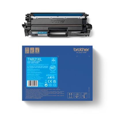 Brother Toner TN-821XLC Cyan Extra High Yield Original Single Pack - Bild 2
