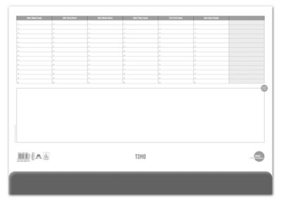 Ursus Grau Unterlage, Schreibunterlage Timo Mit Kalender (52.50 X 37.50 Cm) - Image 6
