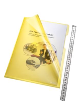 Bene Gelb Mappe, Klarsichthülle Din A4 Pp (Polypropylen) 220 Mm X 310 Mm (A4, 1X) - Image 5