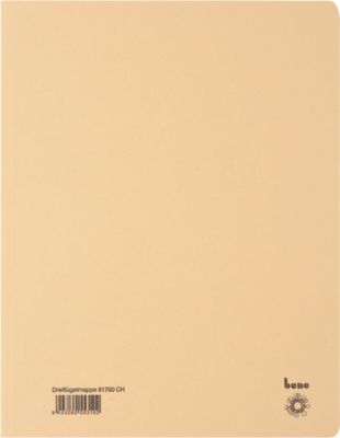 Bene Dreiflügelmappe A4 Karton chamois 25 Stück - Image 3