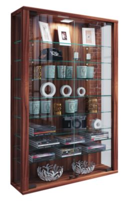 Norma   Wandvitrine "Vitrosa Mini" ohne Beleuchtung Kern-Nussbaum,  Vitrinen von Vcm - Image 9