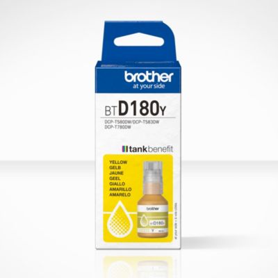 Brother Original Tintenflasche Für Ca. 5.000 Seiten Gelb Btd180y - Image 8