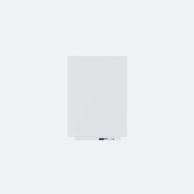 ROCADA Whiteboard 55x75 weiß SKIN COLOUR magnethaftend mit Ablage fürs Büro | Hoch- oder Querformat wählbar, Ideen schnell im Blick, Stifte griffbereit in Ablage, einfache Wandmontage mit Zubehör - Bild 3