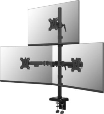 Neomounts DS60-600BL2-1 Monitorarm für drei Bildschirme 10-32, Klemme/Durchführung, 9 kg, 25,4 cm (10), 81,3 cm (32), 100 x 100 mm, Schwarz - Image 3