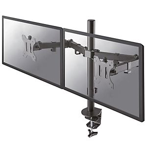 2-fach-Monitorarm NewStar FPMA-D550DBLACK, bis 32", neig-/dreh-/schwenkbar, höhen- & tiefenverst.