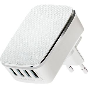 4-Port-USB Travel Charger, Universalladegerät, Smart Control