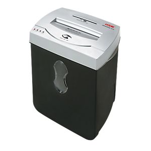 Aktenvernichter HSM shredstar X10, schwarz, mit CD-Schneidwerk, Sicherheitsstufe P4
