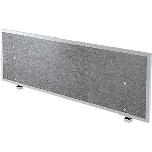 Akustik-Trennwand, f. Schreibtisch B 1200 – 1800 mm, Schallschutzklasse C, H 500 mm