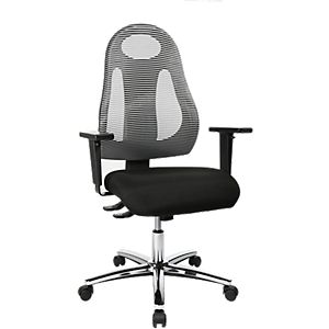BÃ¼rostuhl Topstar FREE ART, mit Design-RÃ¼ckenlehne in hellgrau oder anthrazit