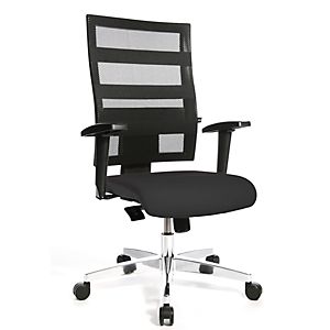 Bürostuhl X-Pander, mit Armlehnen, Lehne m. elastischen Gummibändern, Testsieger 2/17