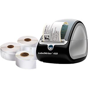DYMO® Etikettendrucker LabelWriter 450 + 3 Etikettenrollen