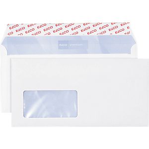 Elco Briefumschläge Premium, DIN lang (C5/6), Fenster links, 500 Stück