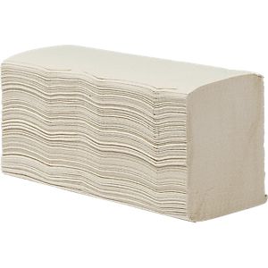 Falthandtücher, 2-lagig, Zick-Zack, naturweiß, 3750 Blatt
