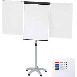 Flipchart MAULstandard, mit Sternfuß, inklusive Papier und Marker