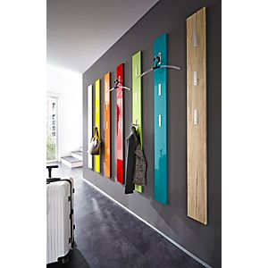Garderobenpaneel Susanna, aus MDF, 3 ausklappbare Haken