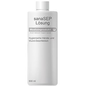 Händedesinfektionsmittel sanaSEP, viruzid/bakterizid/sporozid/fungizid, auch für die