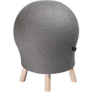Hocker Sitness Alpine, mit integriertem Gymnastikball, Bezug 75 % Schurwolle