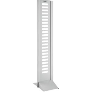 Hygienestation Basic, modulares Komplettset, B 355 x T 500 x H 1670 mm, Stahl pulverbeschichtet,