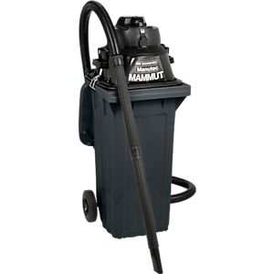 Komplettset Nass-Trockensauger, mit Steckdosenanschluss, mit Großmülltonne 120 Liter