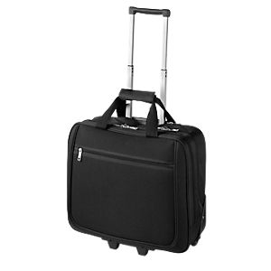 Laptop-Trolley, mit Tragegriff und Rollen, mit Laptopfach, Nylon