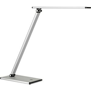 LED-Tischleuchte TERRA, 5 W, 500 lm, 4 LichtstÃ¤rken, dreh- und neigbar, faltbar, grau