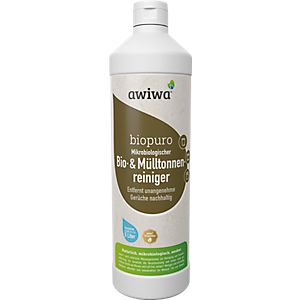 Mikrobiologischer Mülltonnenreiniger awiwa® Biopuro, geruchsbindend, mit Lavendelduft, 1 l/10 l