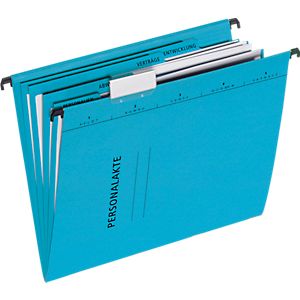 PAGNA Hängemappe, Personalakte, 4 Fächer mit Heftmechanik DIN A4, Karton