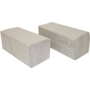 Papierhandtücher SCHÄFER SHOP Zick-Zack-Falzung, 1-lagig, L 250 x B 230 mm, reißfest, 5000