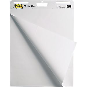 Post-it® Meeting Charts, 2 Charts à 30 Blatt, weiß