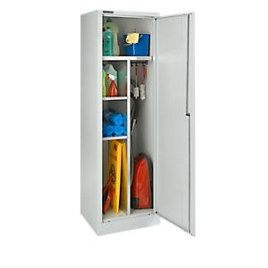 Reinigungsmittelschrank MS 2506i, H 1935 mm, lichtgrau RAL 7035