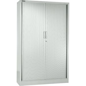 Rollladenschrank MS iCONOMY, Stahl, 5 Ordnerhöhen, B 1200 x T 400 x H 1935 mm