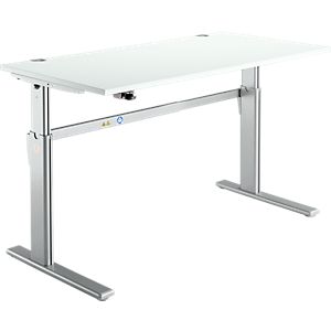 Schreibtisch Standard, einstufig elektr. höhenverstellbar, B 1200 – B 1800 x T800 x H 725-1185 mm