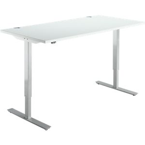 Schreibtisch START UP, einstufig elektr. höhenverstellbar, B 1200-1800 x T 800 x H 705-1205 mm