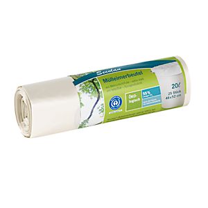 Secolan® Mülleimerbeutel, Material Recycling-Polyethylen, 20, 35 oder 60 Liter, je 1 Rolle