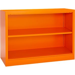 Stahlregal MS iCOLOUR, 2 Ordnerhöhen, B 950 x T 400 x H 865 mm