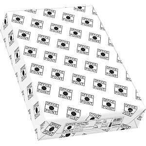 Top Deal Kopierpapier Office Point, DIN A4, 80 g/m², weiß, 1 Karton = 10 x 500 Blatt