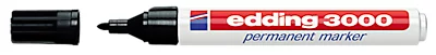 Marqueur permanent 3000 edding, 10 p., noir