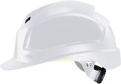 Schutzhelm Uvex pheos B-WR, EN 397, Schirm & Belüftung, Größen 52-61, weiß