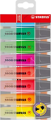 Surligneur BOSS Original STABILO®, couleurs assorties, 8 p.