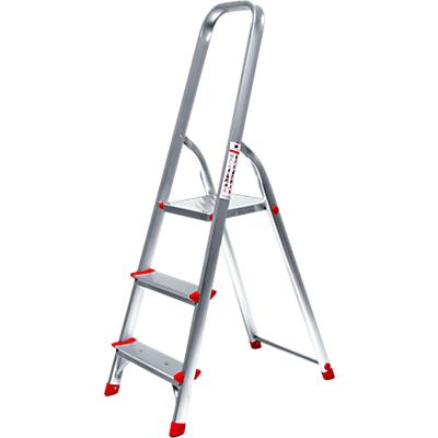 Aluminium Trapladder Belastbaar Tot 150 Kg Met 3 8 Treden huismerk kopen in de aanbieding Aluminium Trapladder Belastbaar Tot 150 Kg Met 3 8 Treden huismerk kopen in de aanbieding