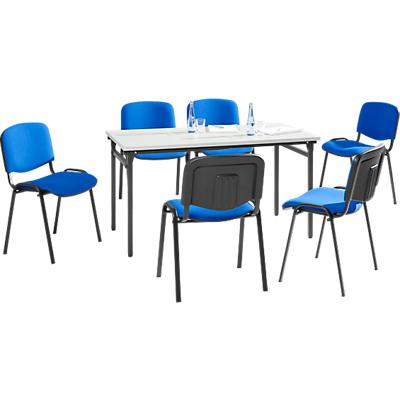 Complete Klaptafel 6 Stoelen Iso Basic Tafel B 1600 Mm Stoffen Bekleding huismerk kopen in de aanbieding Complete Klaptafel 6 Stoelen Iso Basic Tafel B 1600 Mm Stoffen Bekleding huismerk kopen in de aanbieding