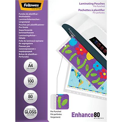 Fellowes Lamineerhoesjes Geperforeerd A4 Pak Van 100 Stuks fellowes kopen in de aanbieding Fellowes Lamineerhoesjes Geperforeerd A4 Pak Van 100 Stuks fellowes kopen in de aanbieding