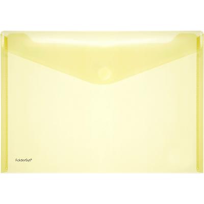 Foldersys Transparante Dcumentenmappen Met Klittenband A4 Breedteformaat 10 Stuks huismerk kopen in de aanbieding