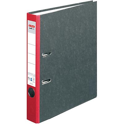 Herlitz Ordner Maxfile Nature Met Wolkenmarmerpapier Gelijmde Rugetiket A4 8050 Mm huismerk kopen in de aanbieding