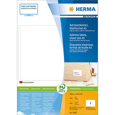 Herma Etiketten Premium Permanent Hechtend Nr 8690 1485 X 205 Mm Mat Papier A5 Formaat herma kopen in de aanbieding Herma Etiketten Premium Permanent Hechtend Nr 8690 1485 X 205 Mm Mat Papier A5 Formaat herma kopen in de aanbieding