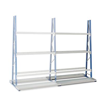 Magazijnrek Voor Profielen Dubbelzijdig Aanbouwelement H 2500 Mm huismerk kopen in de aanbieding Magazijnrek Voor Profielen Dubbelzijdig Aanbouwelement H 2500 Mm huismerk kopen in de aanbieding
