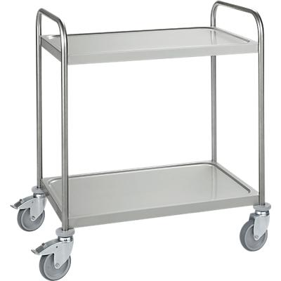 Roestvrijstalen Serveerwagen Met 2 Legborden B 845 X D 545 Mm huismerk kopen in de aanbieding Roestvrijstalen Serveerwagen Met 2 Legborden B 845 X D 545 Mm huismerk kopen in de aanbieding