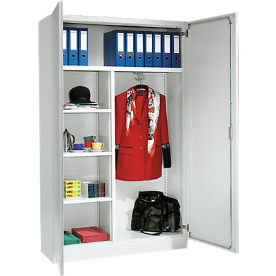 Ssi Schafer Garderobekast Bs G 2412 Staal 1200 X 425 X 1950 Mm 5 Oh Lichtgrijs ssi schafer kopen in de aanbieding