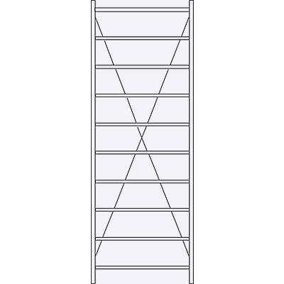 Ssi Schafer Systeem R 3000 Basissectie Met 10 Legborden B 1055 Mm Gelakt ssi schafer kopen in de aanbieding